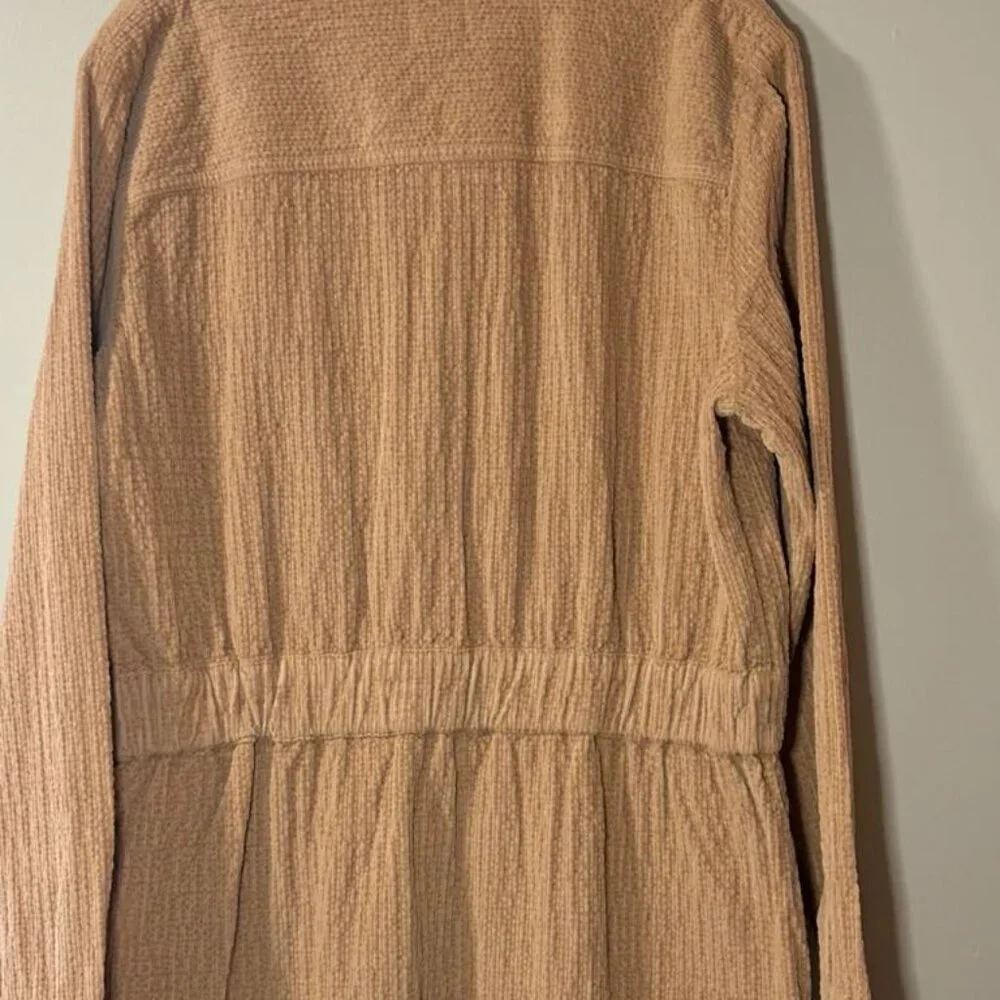 J.Crew Zip-front cinched dress in corduroy